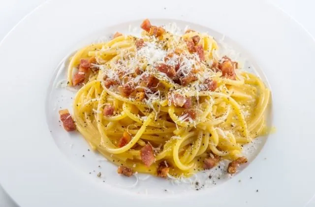 Carbonara classique aux œufs