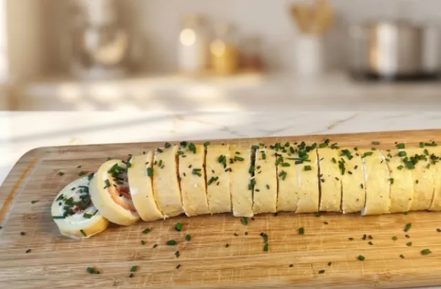 Rouleaux saumon et chèvre frais
